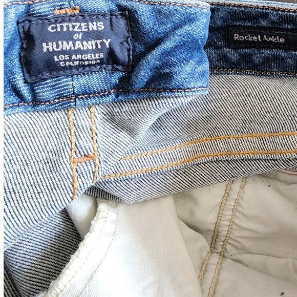 Citizens of Humanity Tapered Legs High Rise Jeans Plus Size 22W - Picture 3 of 7